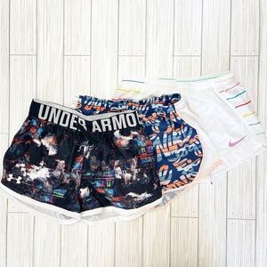 Girl's Under Armour/Nike Shorts Bundle